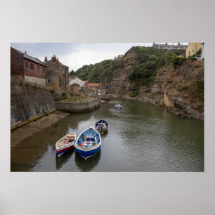 Póster La calma de Staithes Beck