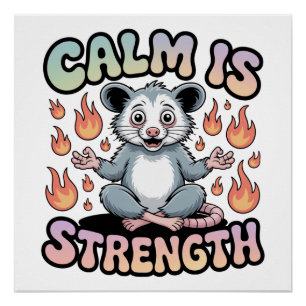 Póster La calma es fuerza