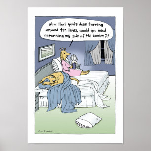 Póster "La cama de matrimonio"