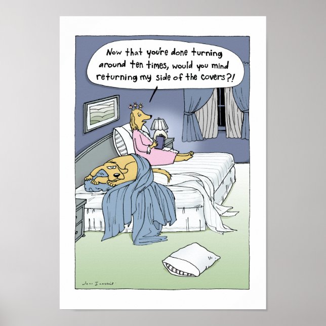 Póster "La cama de matrimonio" (Frente)
