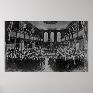 Póster La Cámara de los Comunes, 1833