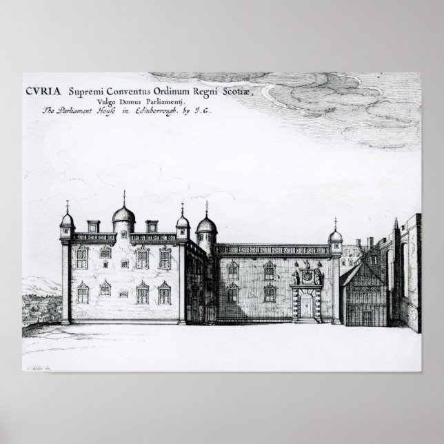 Póster La Cámara del Parlamento en Edimburgo (Frente)