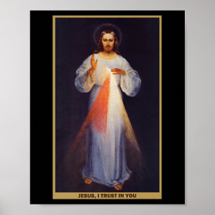 Póster La Camiseta de la Divina Misericordia Premium