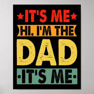 Póster La camiseta del día del padre es divertida It&#; e