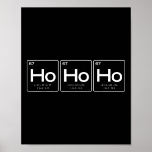 Póster La Camiseta Del Elemento De Navidad, Gif Divertido