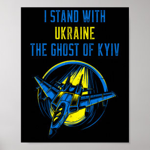 Póster La Camiseta Del Fantasma De Kiev Me Pongo Del Lado