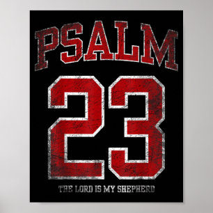 Póster La camiseta del Salmo 23 Lord Shepherd