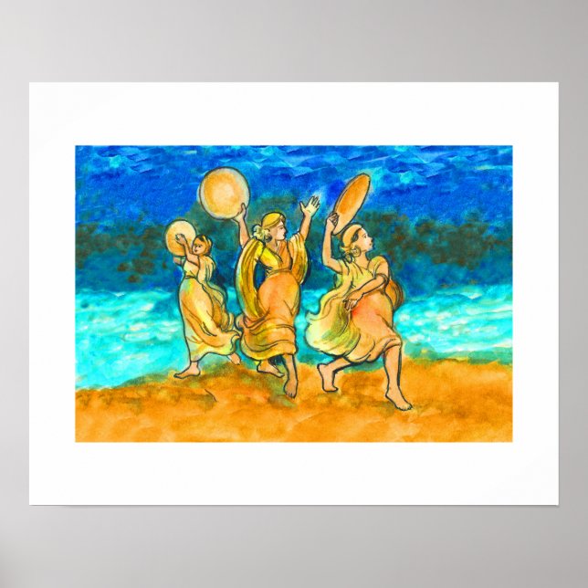 Póster La canción del mar de Miriam (Frente)