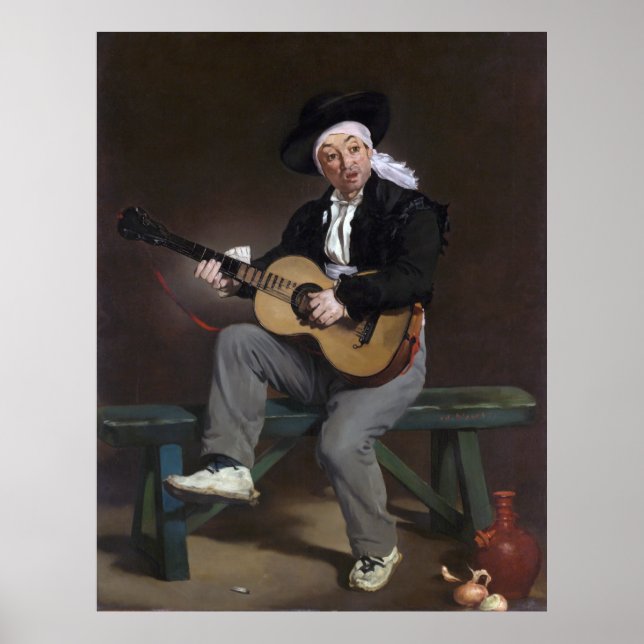 Póster La cantante española Édouard Manet (Frente)