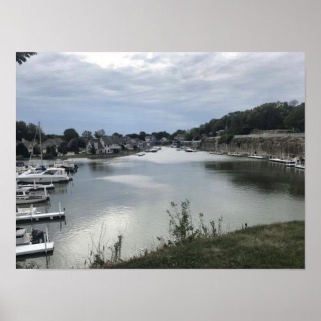 Póster La cantera de la isla Johnson, Ohio (Frente)