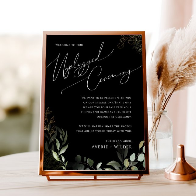 Póster La caprichosa vegetación oro negro Ceremonia desen (Subido por el creador)