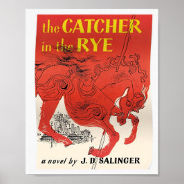 Póster LA CAPTURA EN EL RYE, de J.D. SALINGER