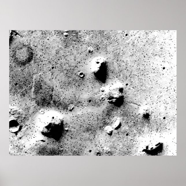 Póster La cara de Marte (Frente)