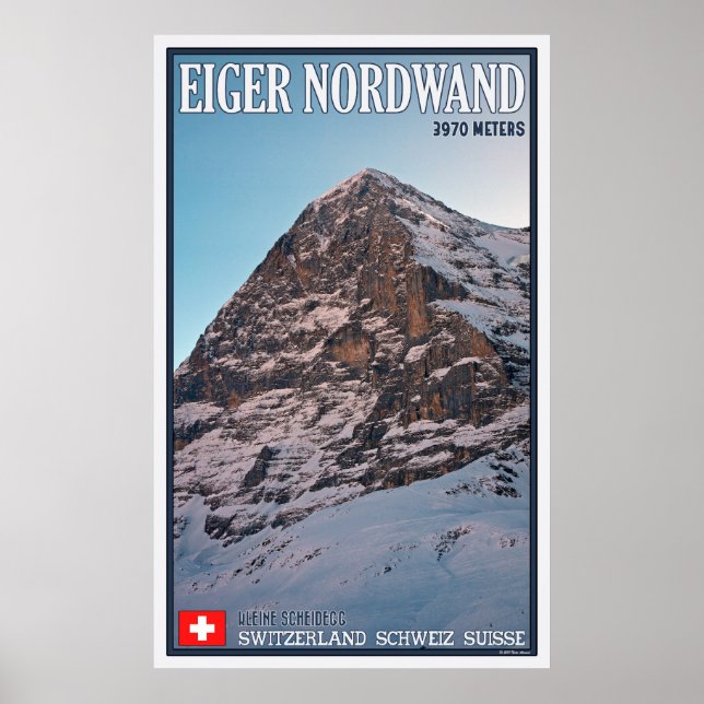 Póster La cara norte del Eiger (Frente)