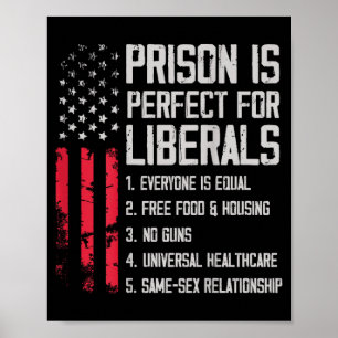 Póster La cárcel de atrás es perfecta para los liberales