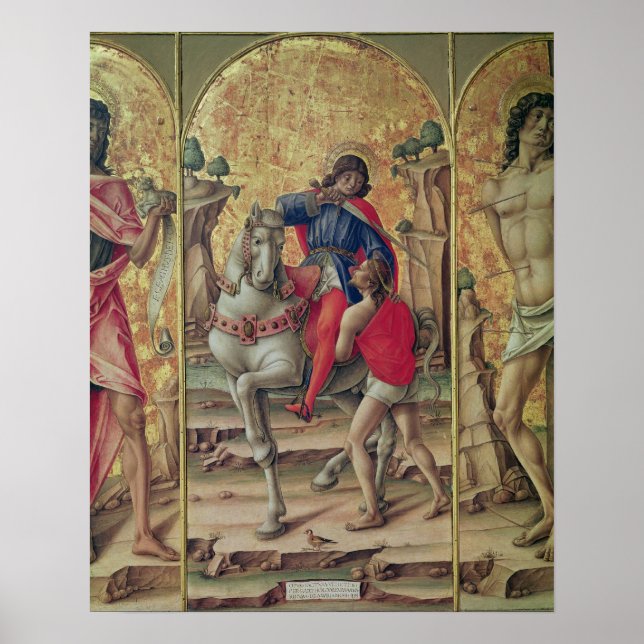 Póster La caridad de San Martín (Frente)