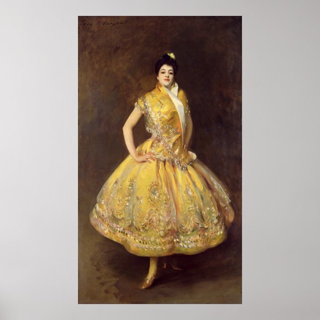 Póster La Carmencita, 1890 (Frente)