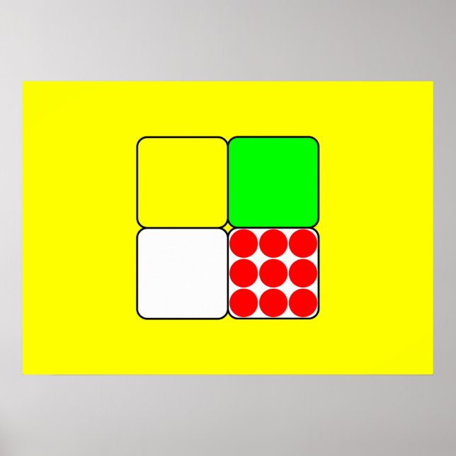 Póster La carrera de ciclismo Jerseys 3 Amarillo (Frente)