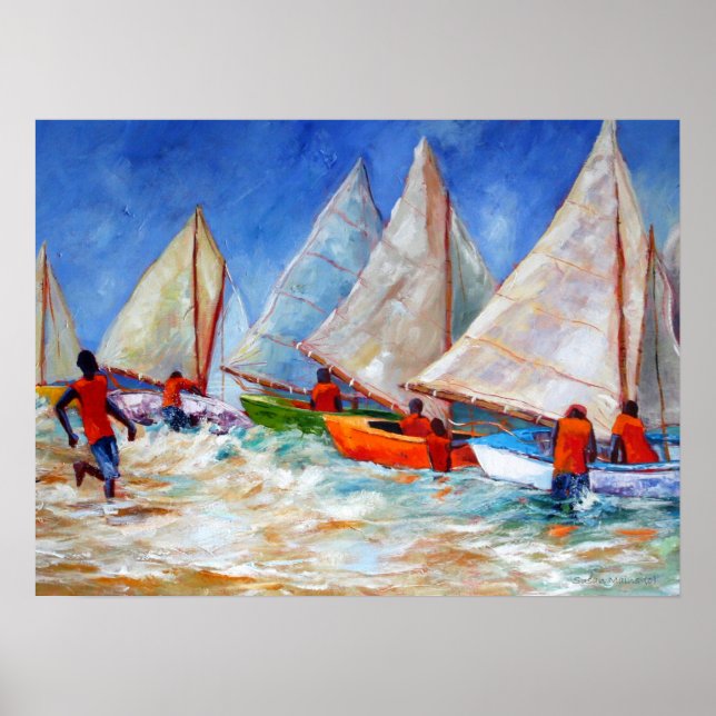 Póster La carrera del capitán (Frente)