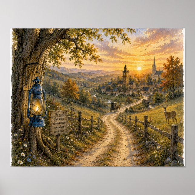 Póster La Carretera Que Espera, RH-WC-022 (Frente)