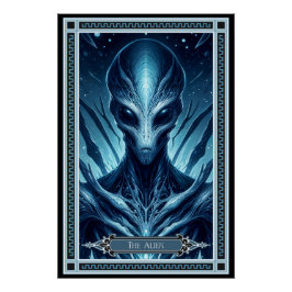 Póster La carta de Alien Tarot