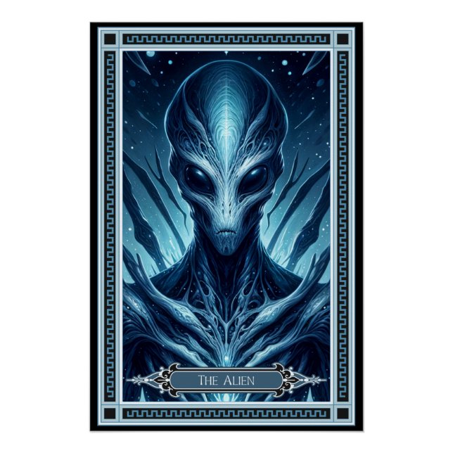 Póster La carta de Alien Tarot (Anverso)