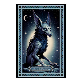 Póster La carta de Chupacabra Tarot