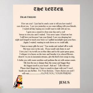PÓSTER LA CARTA DE JESÚS 