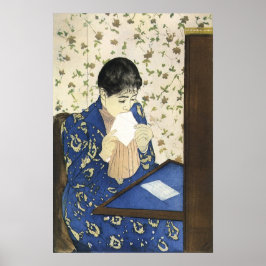 Póster La Carta de Mary Cassatt, Impresionismo Antiguo