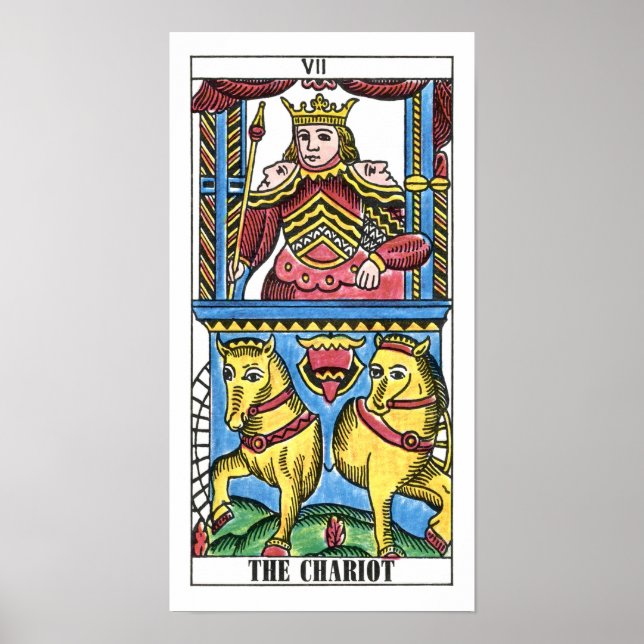 Póster La carta de tarot cariota (Frente)