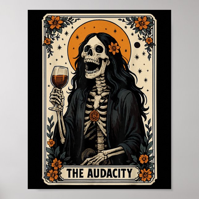 Póster La Carta de Tarot de Audacia (Frente)