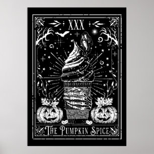 Póster La Carta de Tarot de Pumpkin Spice