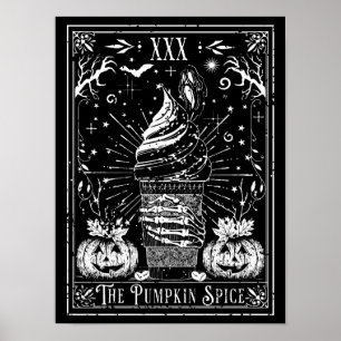 Póster La Carta de Tarot de Pumpkin Spice