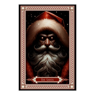 Póster La Carta de Tarot de Santa