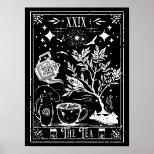 Póster La Carta de Tarot del Té