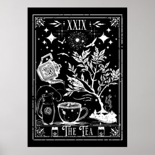 Póster La carta del té tarot