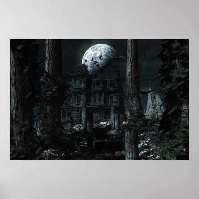 Póster La casa abandonada (Frente)