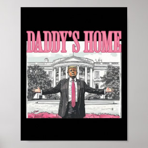 Póster La Casa Blanca de Trump 2024 es cosa del papi