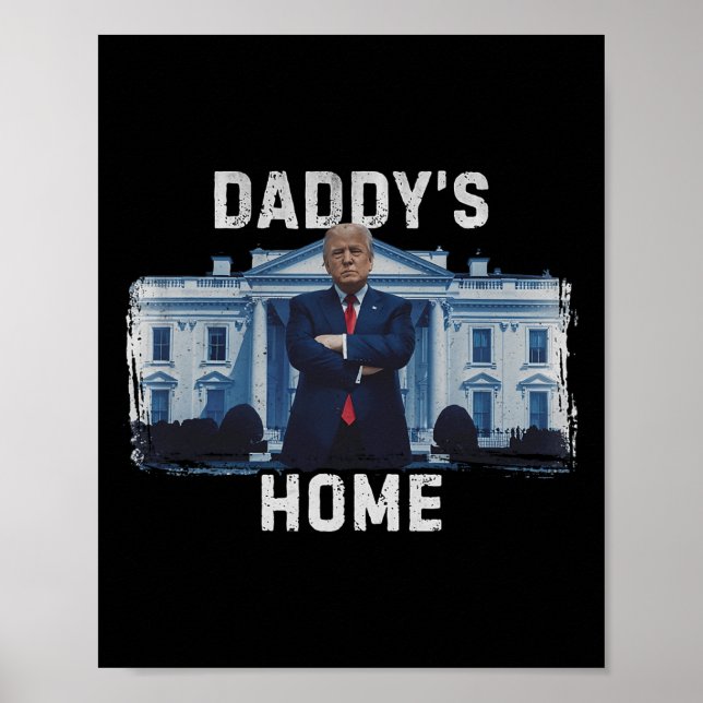 Póster La Casa Blanca de Trump Papi 2024 1 (Frente)