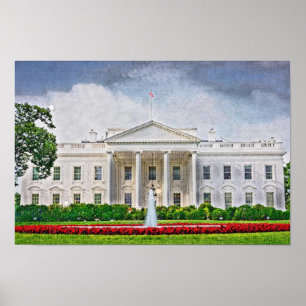 Póster La Casa Blanca, Washington DC