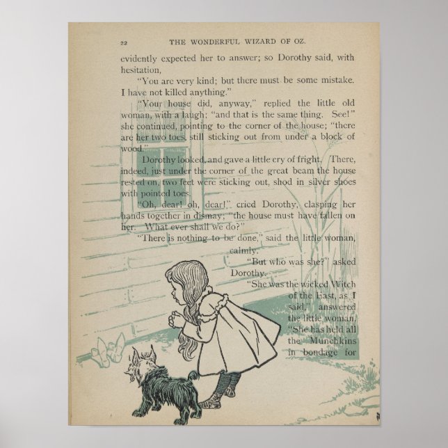 Póster La casa de Dorothy mata a la bruja malvada (Frente)