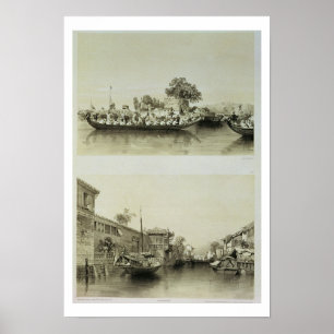 Póster La casa de la locura francesa y de un comerciante