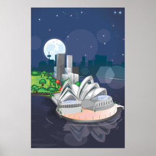 Póster La Casa de la Ópera de Sídney
