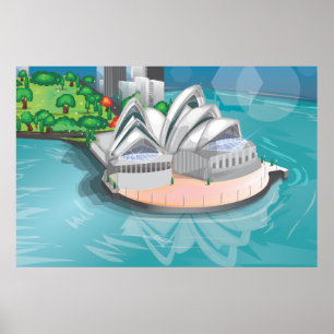 Póster La Casa de la Ópera de Sídney