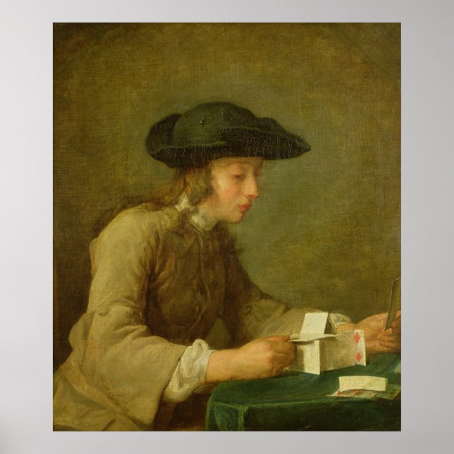 Póster La Casa de las Cartas (Frente)