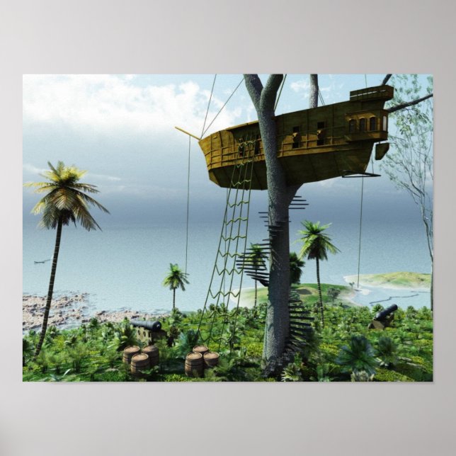 Póster La casa de los Piratas (Frente)