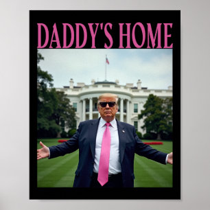 Póster La casa de papá es la camiseta de Trump para hombr