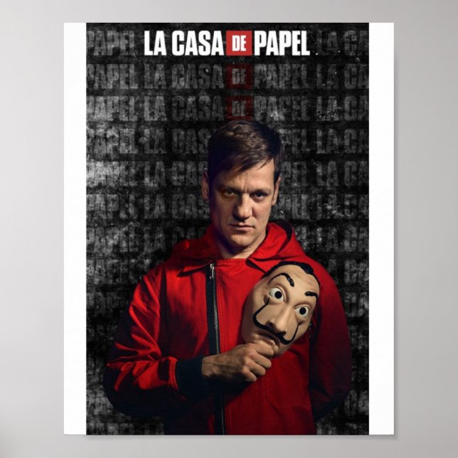 Póster La casa de papel poster (Frente)
