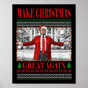 Póster La casa de un padre gracioso, Trump Navidades feos