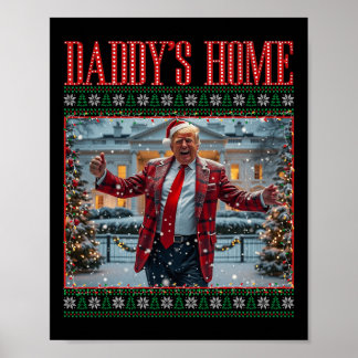 Póster La casa de un padre gracioso, Trump Navidades feos